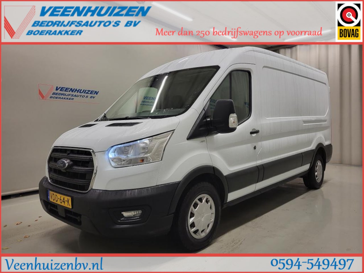 Ford Transit - 2.0TDCI 130pk L3/H2 Trekhaak Euro 6! - AutoWereld.nl
