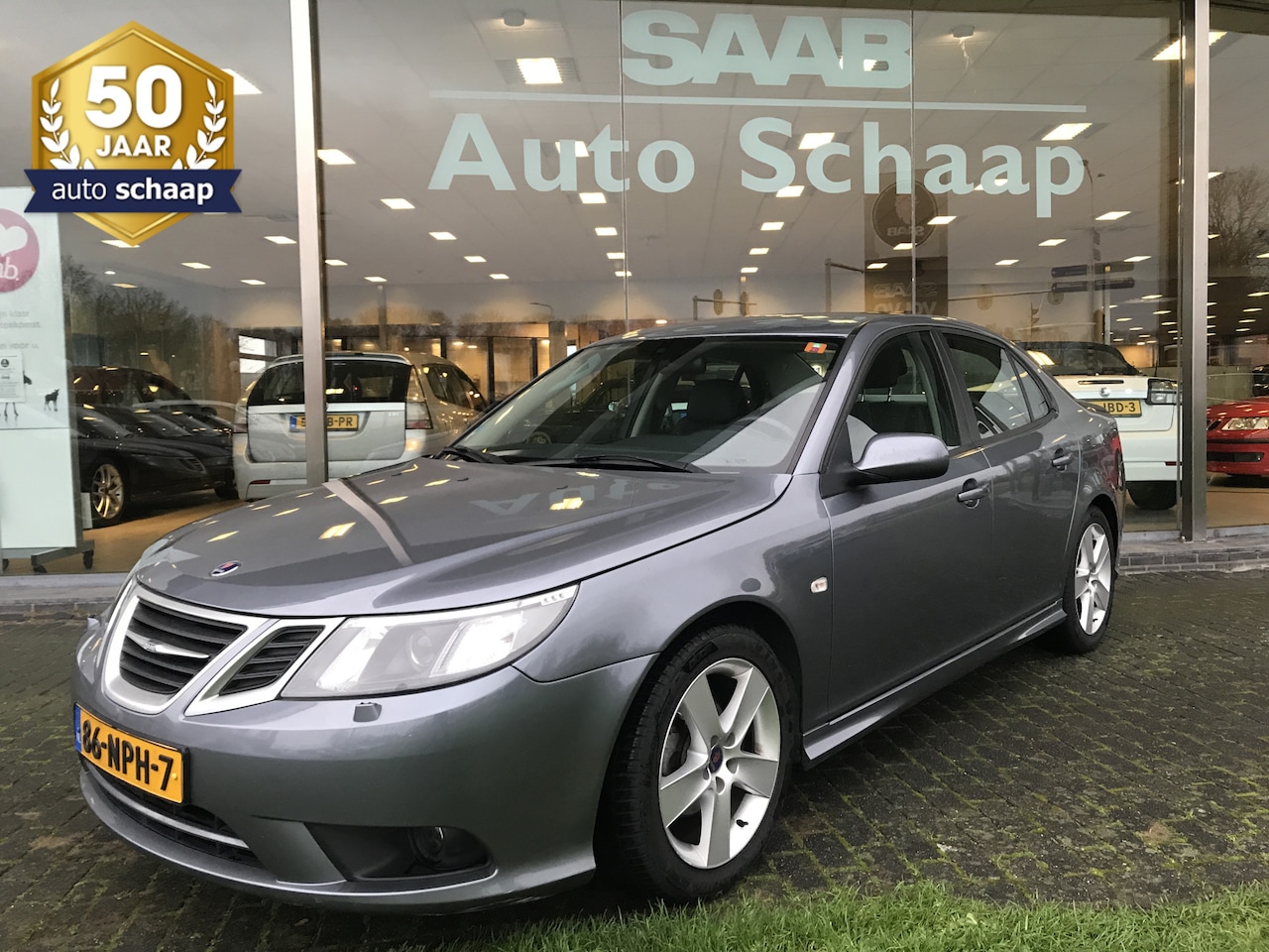 Saab 9-3 - Sedan 1.8t Norden | Rijklaar incl garantie | Carbon Navigatie Navigatie Hirsch 195 pk - AutoWereld.nl