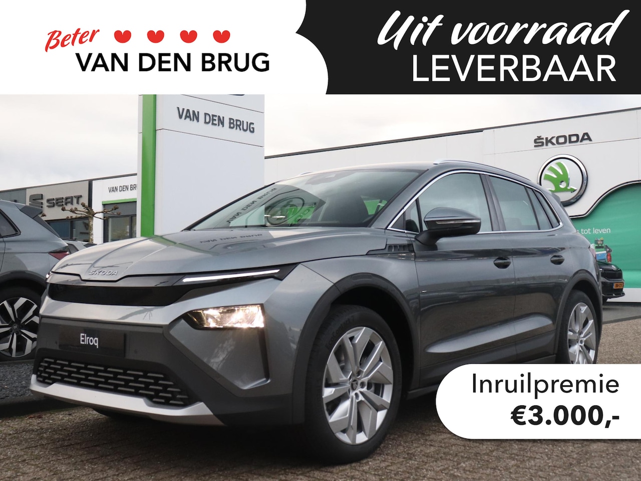 Skoda Elroq - 60 Business Edition - Tour | Private lease €497,- | Trekhaak | 20inch Vega | Camera | Stoe - AutoWereld.nl