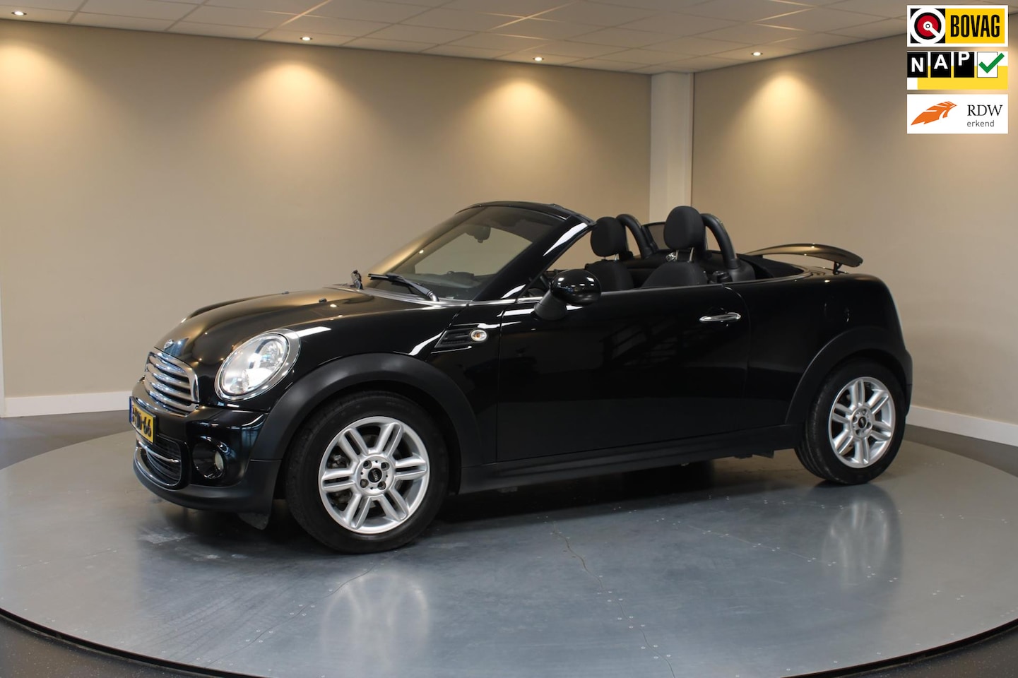 MINI Roadster - Mini 1.6 Cooper Chili *2de Eigenaar* Stoelverw.|PDC|Sfeerverlichting|NAP - AutoWereld.nl