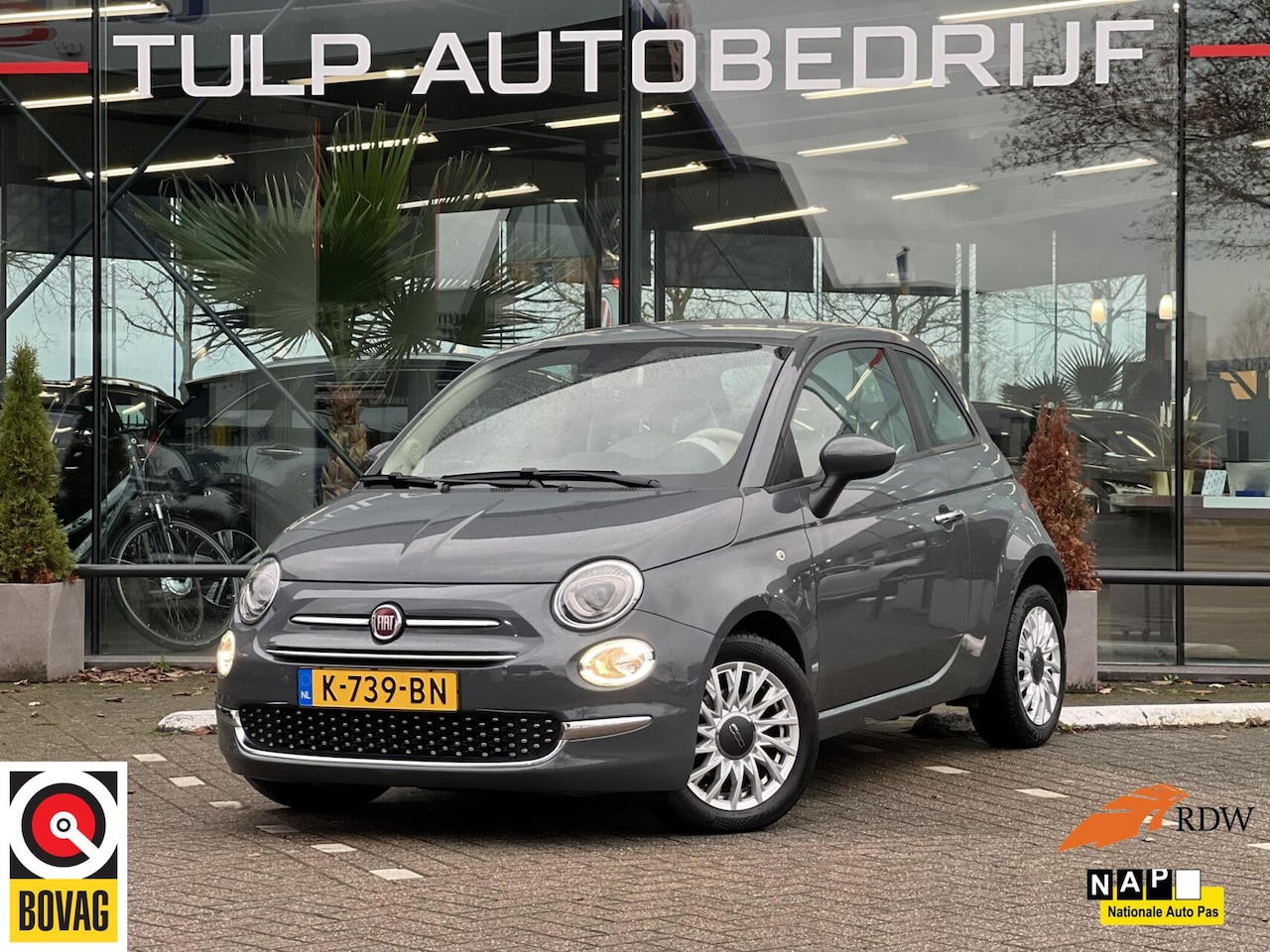 Fiat 500 - 1.0 Hybrid Lounge Airco Cruise 1e Eig Dealer BTW NAP - AutoWereld.nl