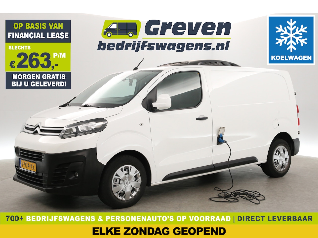 Citroën Jumpy - 2.0 BlueHDI L2H1 | Koelwagen -1° | Nachtkoeling | Airco | Camera | 3-Zits | Koelauto | Cru - AutoWereld.nl