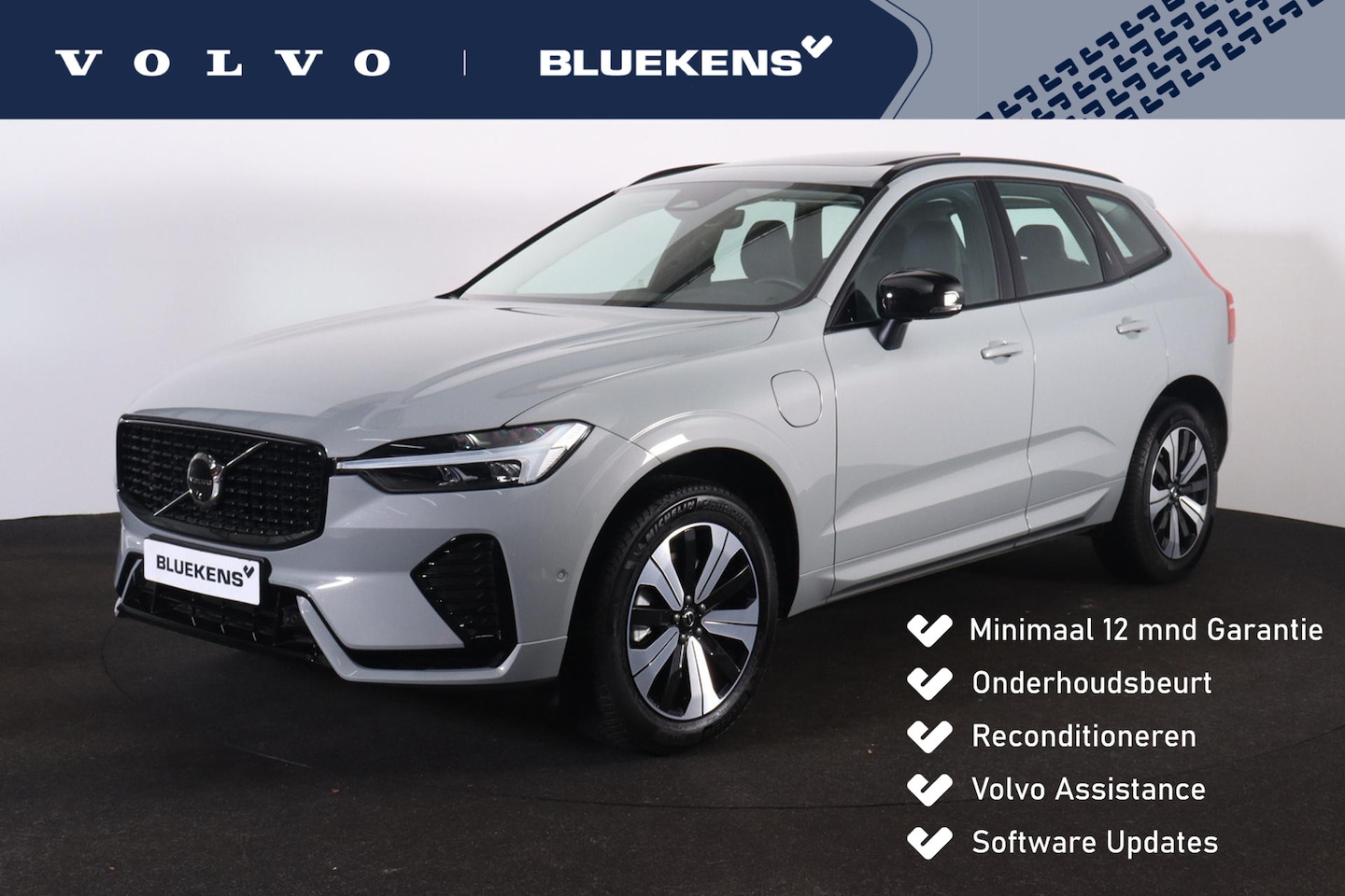 Volvo XC60 - T6 Recharge AWD Plus Dark - Panorama/schuifdak - IntelliSafe Assist & Surround - 360º Came - AutoWereld.nl