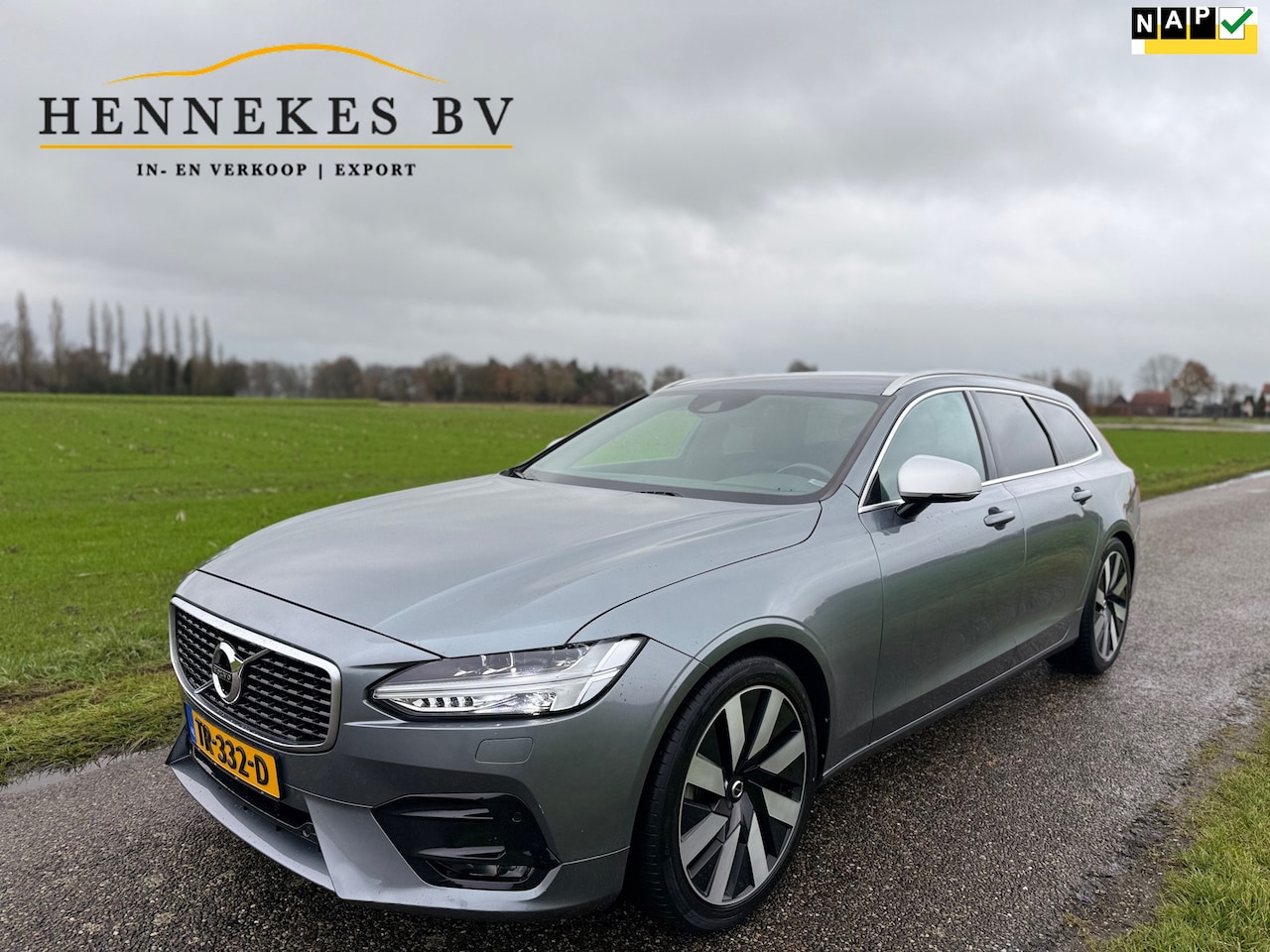 Volvo V90 - 2.0 D3 R-Design Automaat Navi Leder - AutoWereld.nl