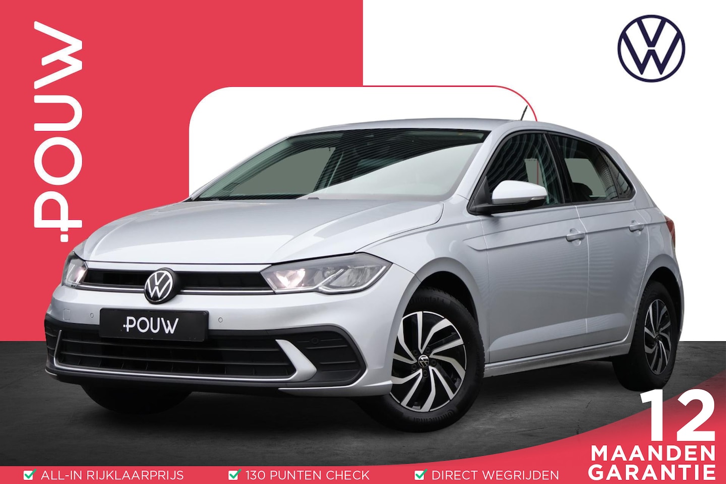 Volkswagen Polo - 1.0 TSI 95pk Life | Allseason Banden | Apple Carplay/Android Auto | Adaptive Cruise - AutoWereld.nl