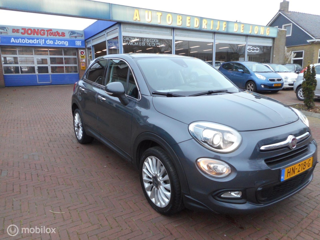 Fiat 500 X - 1.4 Turbo MultiAir Lounge TREKHAAK+RESERVEWIEL+METALLIC LAK+PACK DYNAMIC SAFETY - AutoWereld.nl