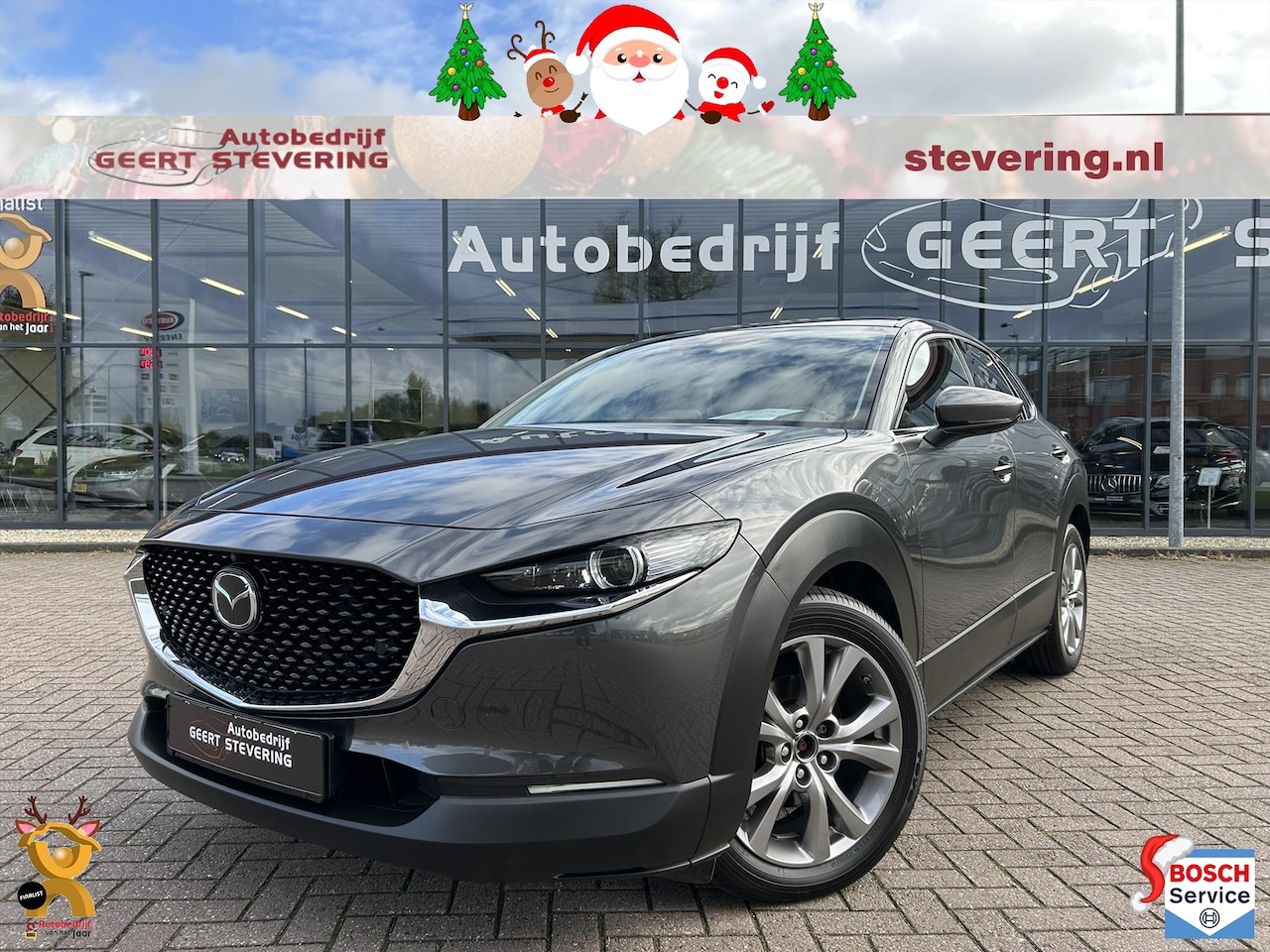 Mazda CX-30 - 2.0 e-SkyActiv-G M Hybrid Luxury / Bose / Leder / Trekhaak - AutoWereld.nl