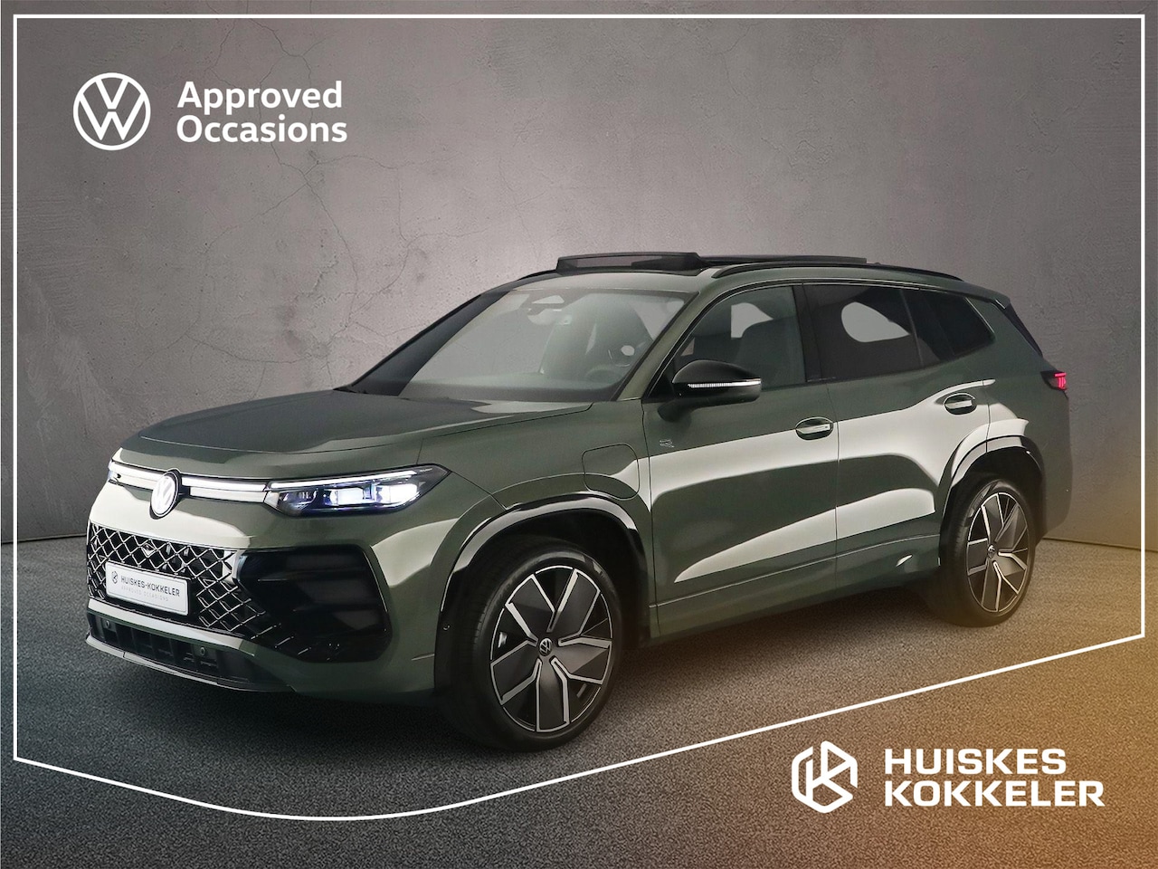 Volkswagen Tayron - R-Line Edition 1.5 TSI eHybrid 272pk DSG Automaat Trekhaak, Panoramadak, Navigatie, Black - AutoWereld.nl