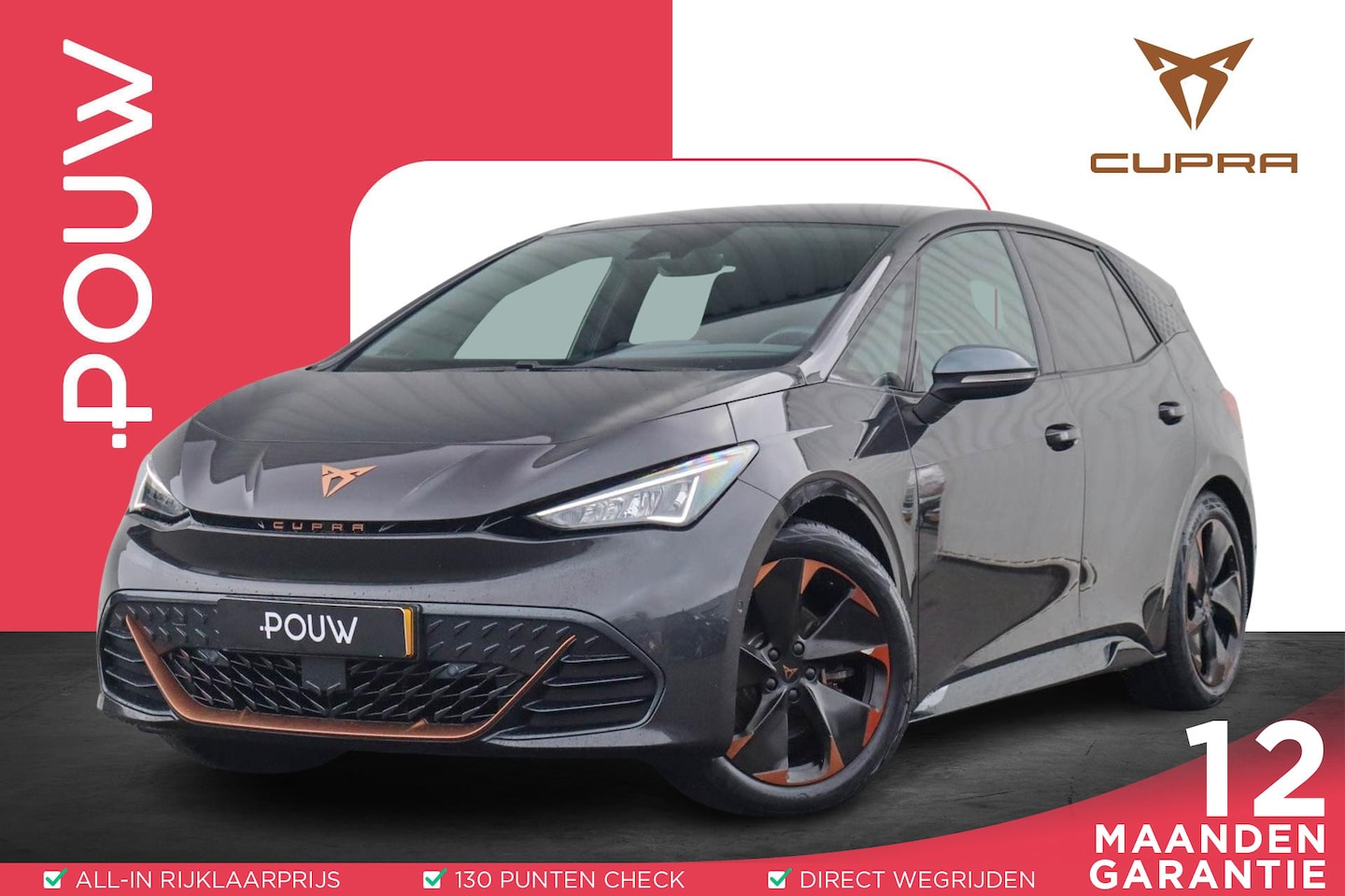 CUPRA Born - 204pk Copper Edition 62 kWh | Head-up Display | Stuurwiel Verwarmd - AutoWereld.nl