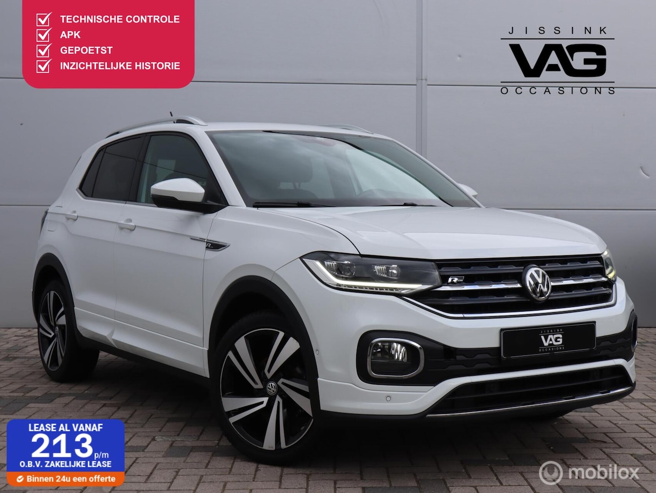 Volkswagen T-Cross - 1.0 TSI R-Line LED CarPlay ACC PDC Clima - AutoWereld.nl