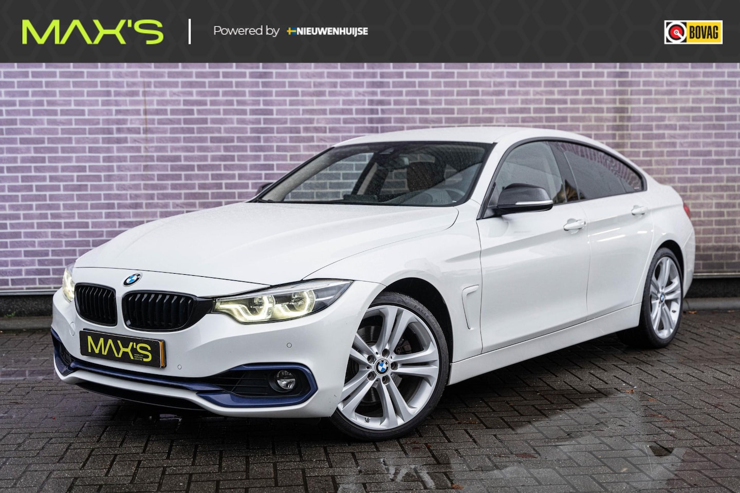 BMW 4-serie Gran Coupé - 430i xDrive High Executive | Navigatie | Cruise Control | Head-Up Display | Lederen Bekled - AutoWereld.nl