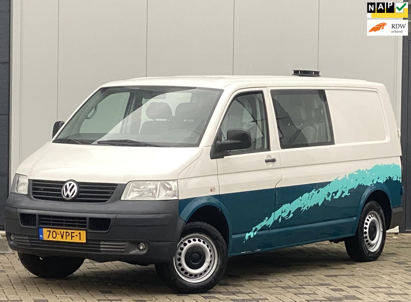 Volkswagen Transporter - 1.9 TDI 340 Trendline DUBBELE CABINE AIRCO EURO4 - AutoWereld.nl