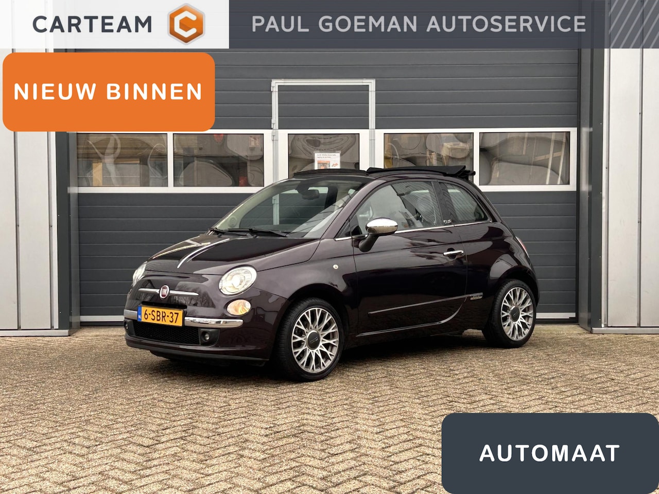 Fiat 500 C - 0.9 TwinAir Lounge | Xenon | Parkeer sensoren | Aux | Goed onderhouden | - AutoWereld.nl