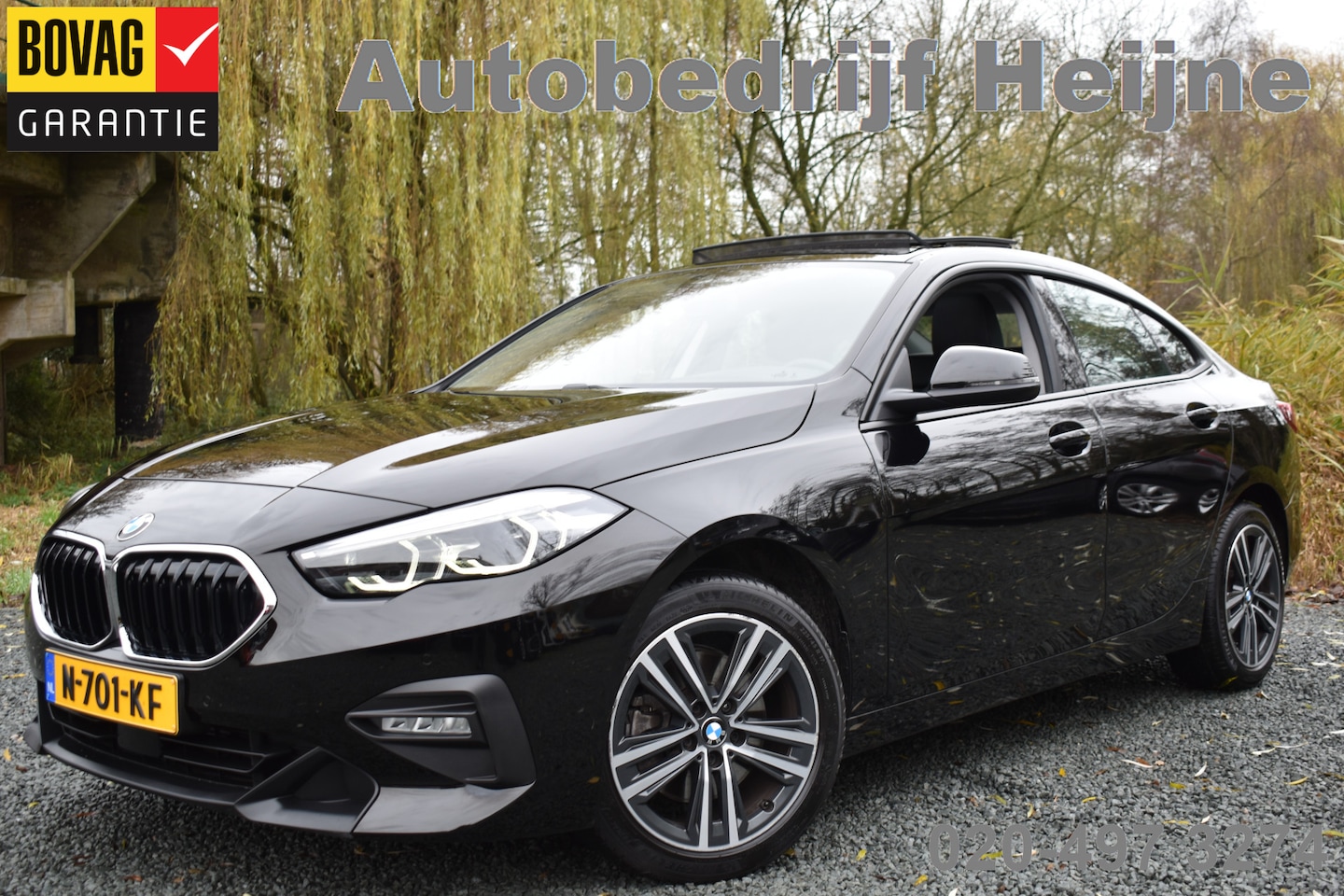 BMW 2-serie Gran Coupé - 218i 136PK AUT. BUSINESS EDITION PLUS LEDER/NAVI/PANORAMADAK - AutoWereld.nl