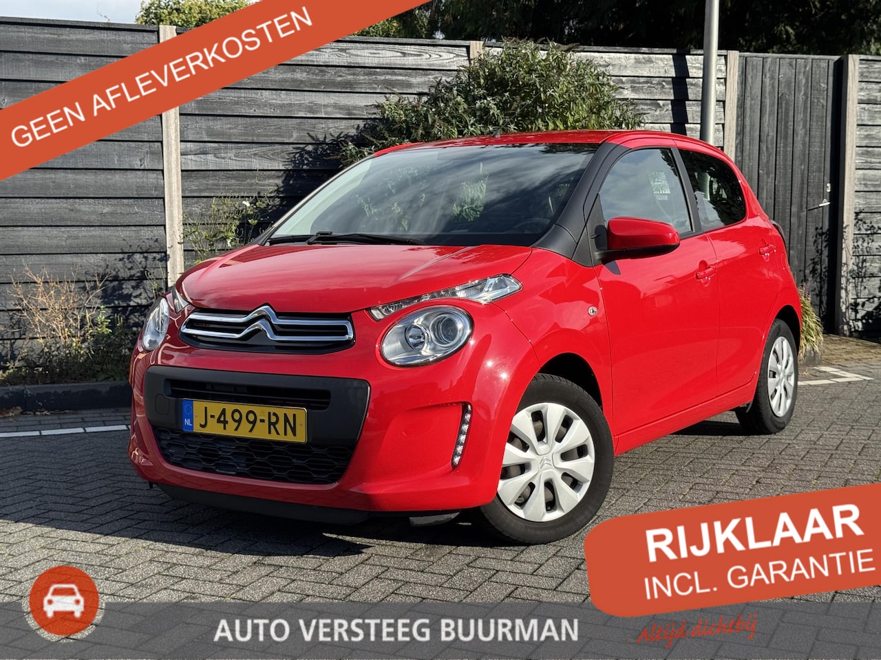 Citroën C1 - Feel 1.0 VTi 72PK 5DRS Airco, Bluetooth, Led Dagrijverlichting, Elektrische Ramen, Central - AutoWereld.nl