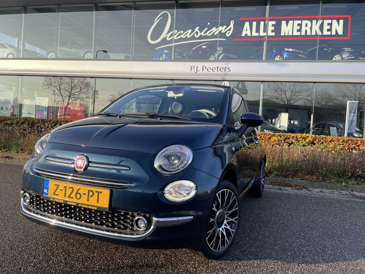 Fiat 500 C - 1.0 Hybrid dolcivita Airco - Cruise control - Parkeersensoren achter - Open dak - Bluetoot - AutoWereld.nl