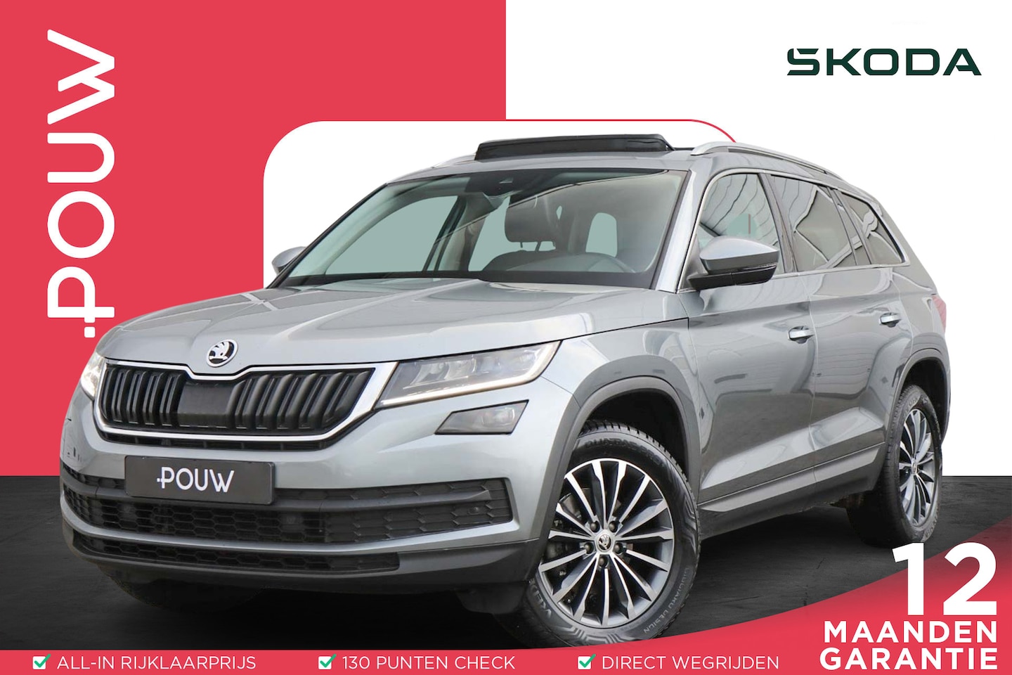 Skoda Kodiaq - 1.5 TSI 150pk DSG Business Edition | Trekhaak | Panoramadak | Achteruitrijcamera | Stoelve - AutoWereld.nl
