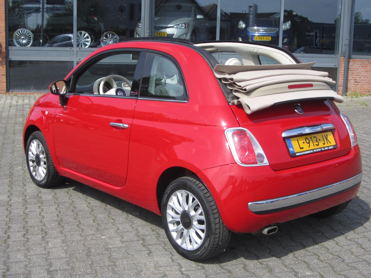 Fiat 500 C - 1,2 Lounge cabrio, PDC, Bovag garantie Fiat Fiat 500  1,2 Lounge cabrio, PDC, Bovag garant