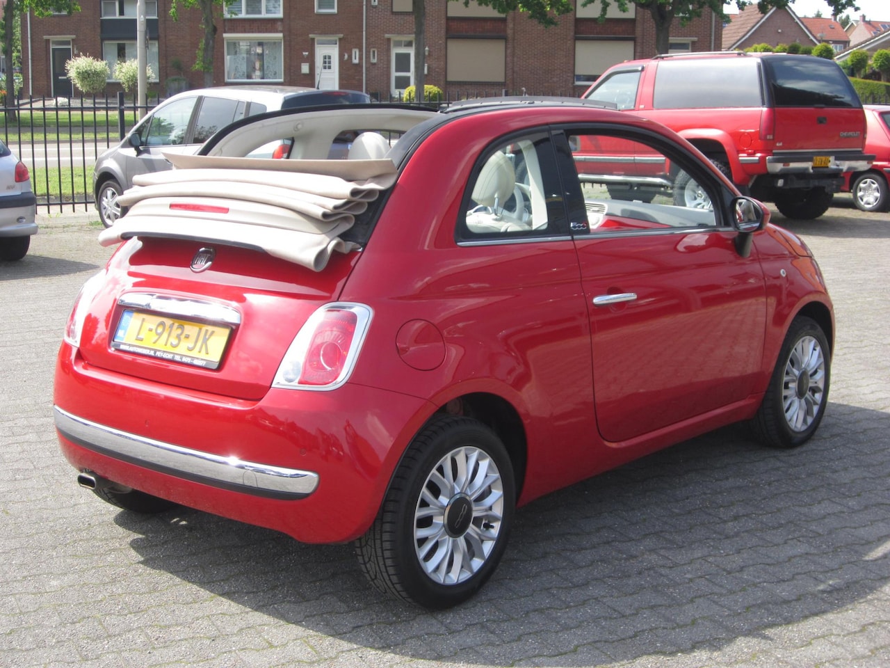Fiat 500 C - 1,2 Lounge cabrio, PDC, Bovag garantie Fiat Fiat 500  1,2 Lounge cabrio, PDC, Bovag garant