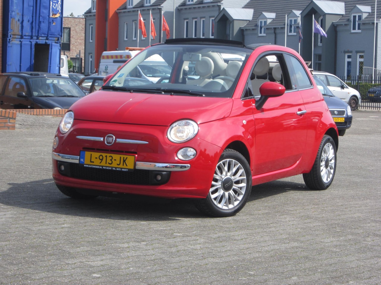 Fiat 500 C - 1,2 Lounge cabrio, PDC, Bovag garantie Fiat Fiat 500  1,2 Lounge cabrio, PDC, Bovag garant