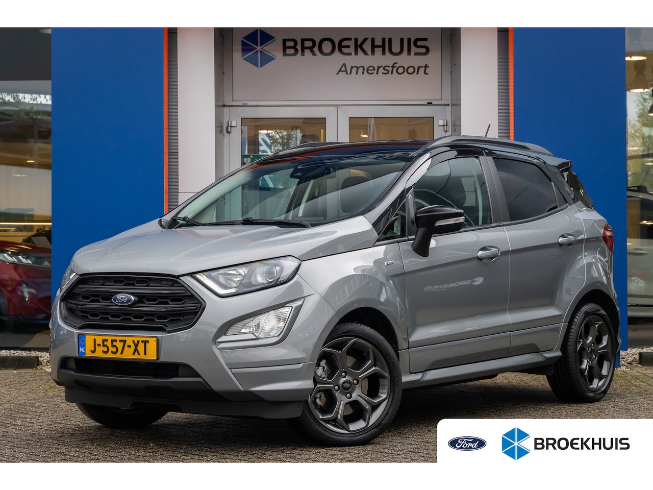 Ford EcoSport - 1.0 EcoBoost ST-Line | Trekhaak | Stoel/stuur/voorruit verwarming | B&O audio | Apple Carp - AutoWereld.nl