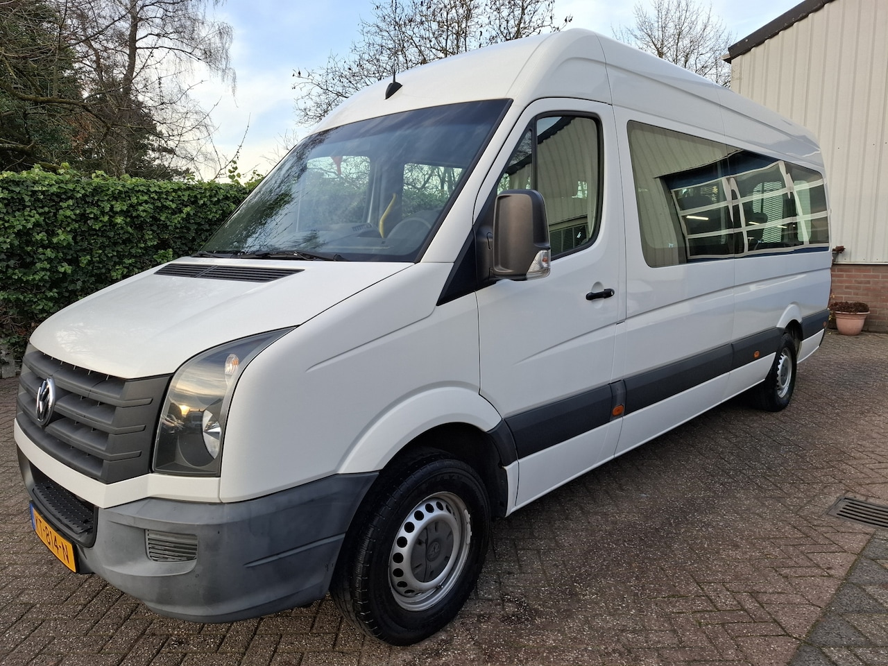 Volkswagen Crafter - 35 2.0 TDI L3H2 BM 22950.- INCL BTW 9-PERSOONS ROLSTOEL 114PK - AutoWereld.nl