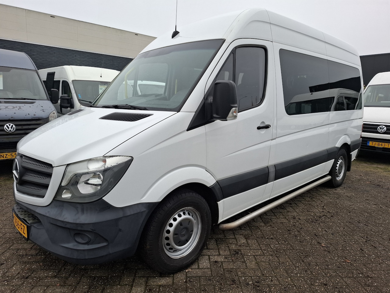 Mercedes-Benz Sprinter - 313CDI 9995.- INCL BTW MOTOR KAPOT 9-PERSOONS ROLSTOEL 130PK - AutoWereld.nl