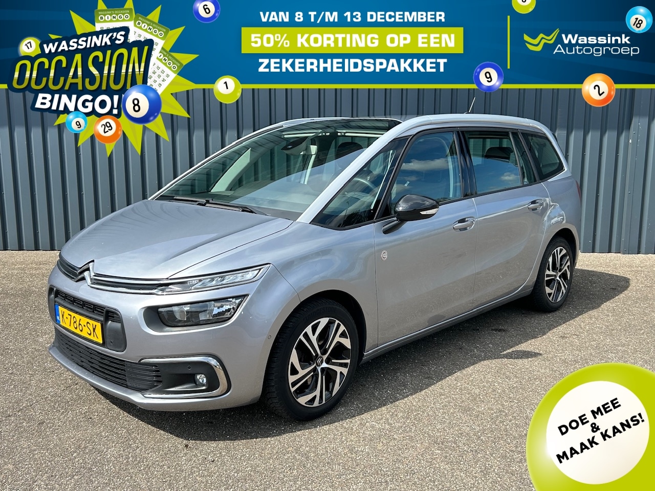 Citroën Grand C4 SpaceTourer - 1.2 PureTech 130pk C-Series | Climate control | Trekhaak | Navigatie | Cruisecontrol - AutoWereld.nl