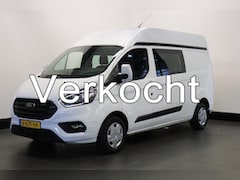 Ford Transit Custom - 2.0 TDCI L2H2 Dubbel Cabine EURO 6 - Airco - Cruise - PDC - € 14.900, - Excl
