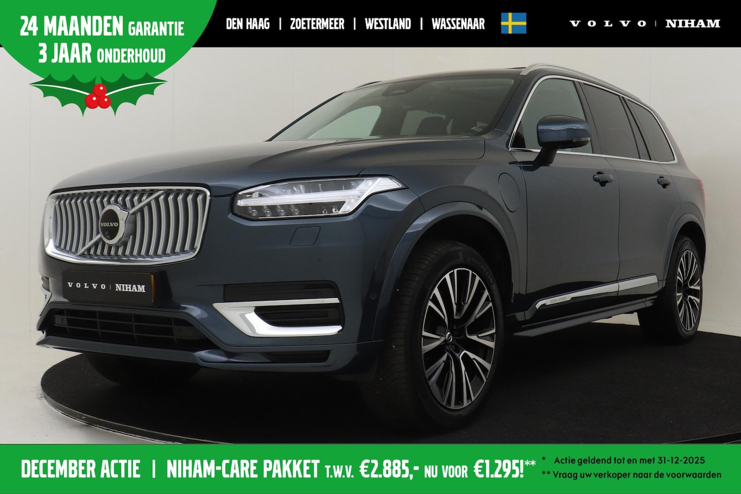 Volvo XC90 - T8 PLUG-IN HYBRID AWD ULTIMATE BRIGHT -PANO.DAK|HARMAN/KARDON|LUCHTVERING|TREKHAAK|360°CAM - AutoWereld.nl