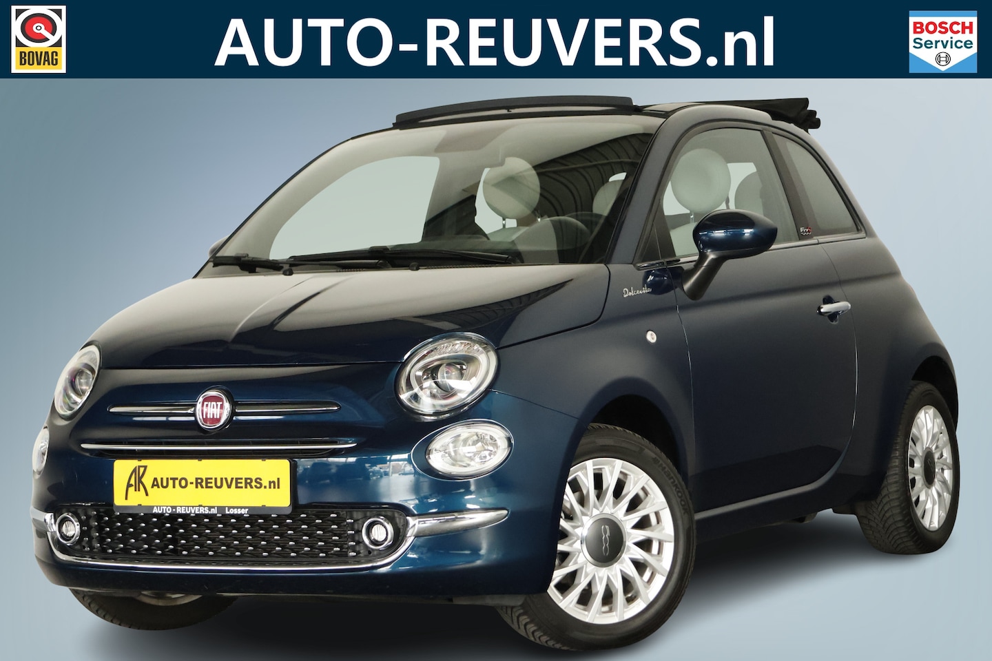 Fiat 500 C - 1.0 Hybrid Dolcevita Cabrio / Cruise / Navi / Carplay / Bluetooth - AutoWereld.nl