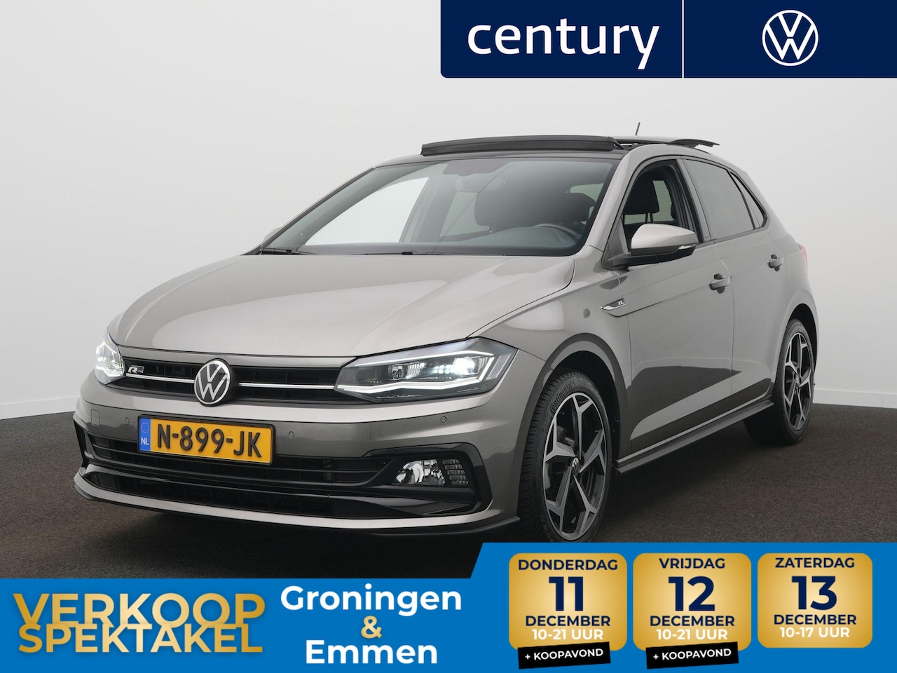 Volkswagen Polo - 1.0 TSI Highline R-line - Panoramadak - Navigatie - PDC - Climatronic - ACC - Stoelverwarm - AutoWereld.nl