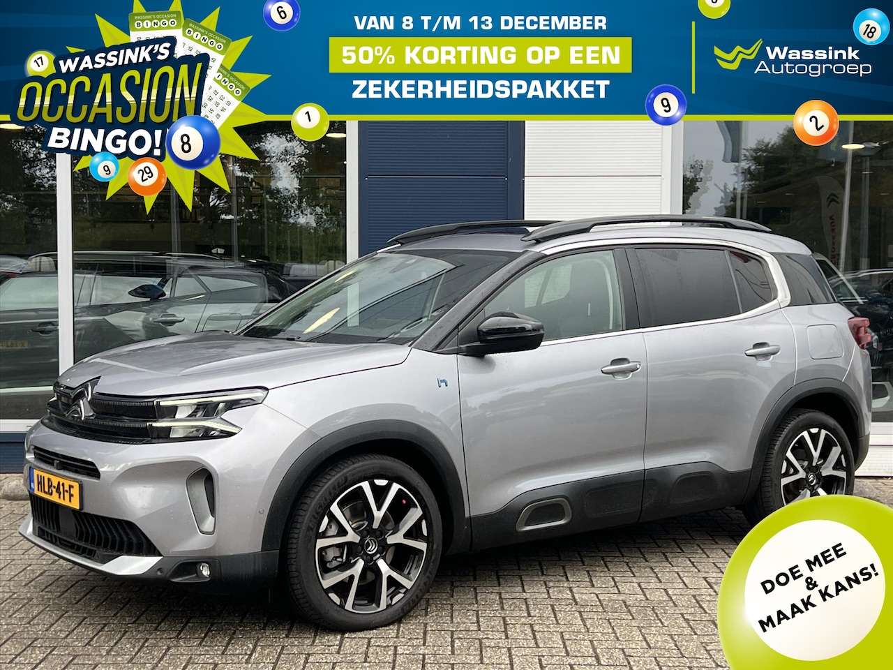 Citroën C5 Aircross - | 1.6 Hybrid 180pk AUT Business Plus | Panoramisch schuif- kanteldak | Stoelverwarming | N - AutoWereld.nl