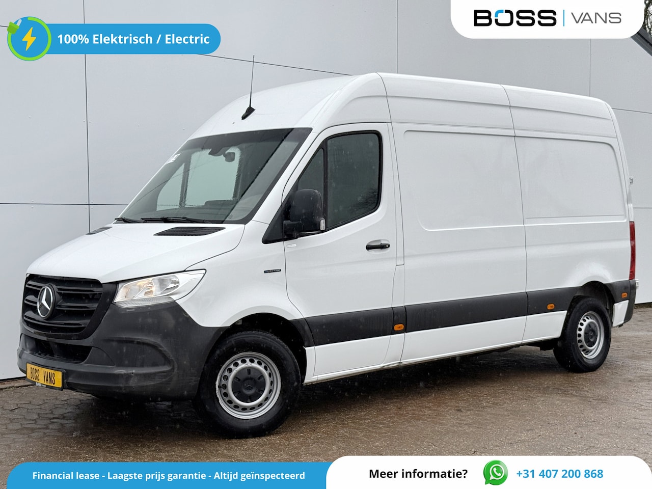 Mercedes-Benz eSprinter - 312 ALL-IN PRIJS L2H2 55kWh 168km WLTP 80kw Snelladen Climate Control Camera Stoelverwarmi - AutoWereld.nl