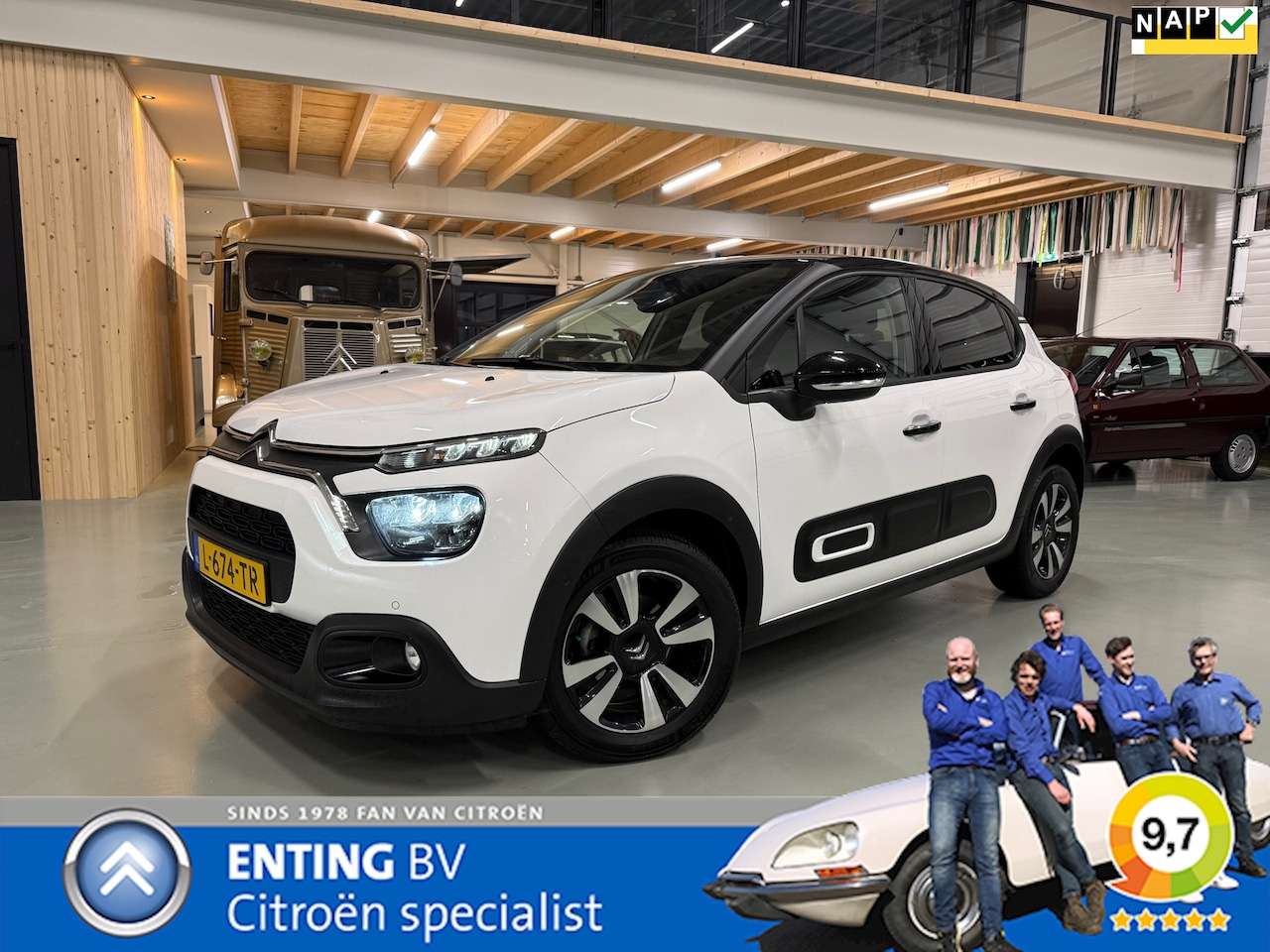 Citroën C3 - 1.2 PT SHINE NW MODEL CAMERA COMFORT SEATS NAVI NIEUWE DISTR RIEM - AutoWereld.nl