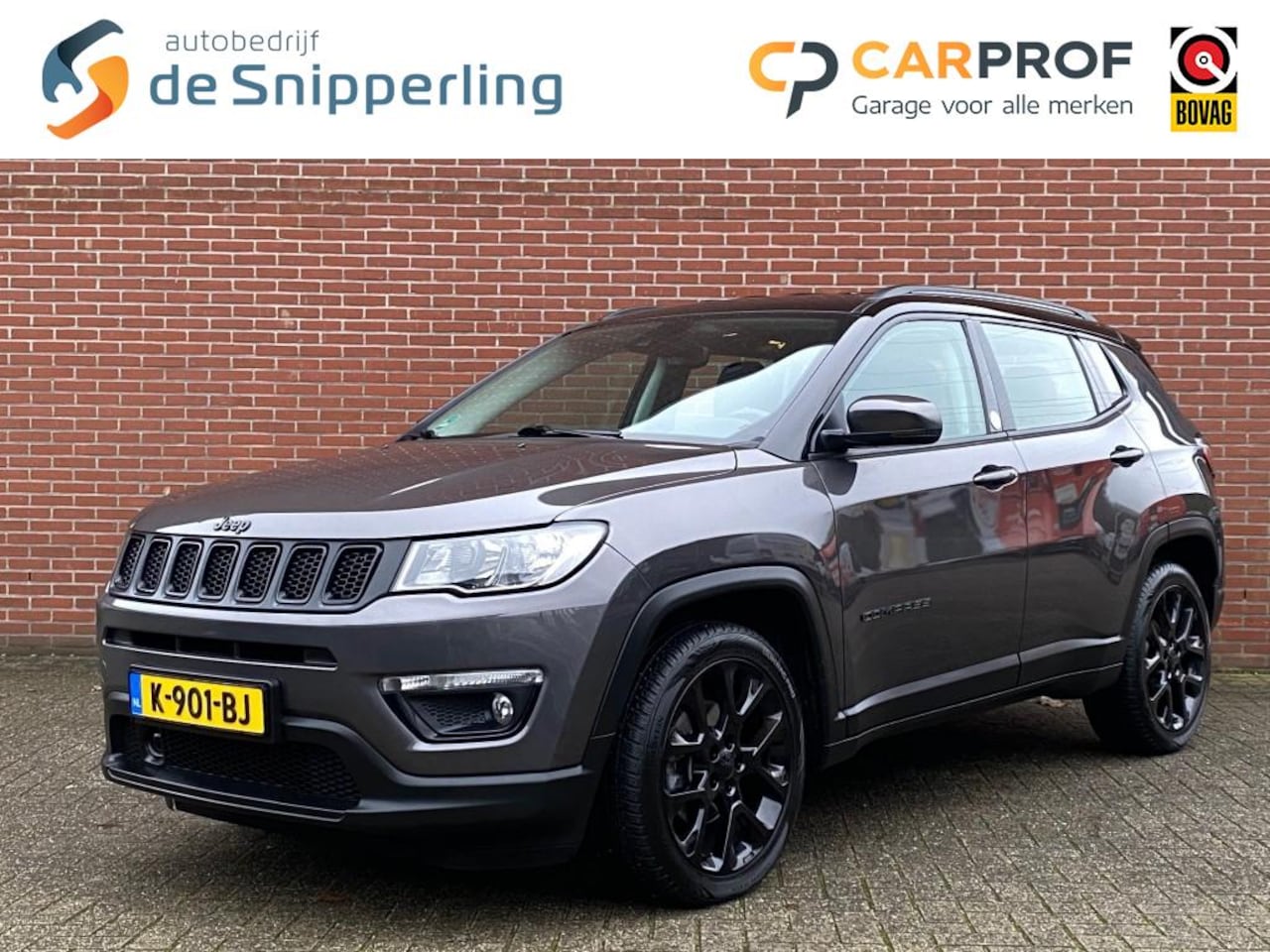 Jeep Compass - 1.3T NIGHTEAGLE L.ED NAV CRUISE CAMERA CARPLAY PDC LMV - AutoWereld.nl