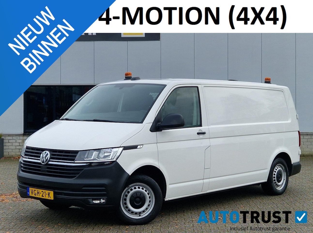 Volkswagen Transporter - 2.0 TDI L2H1 4-Motion 230V KASTEN TREKHAAK - AutoWereld.nl