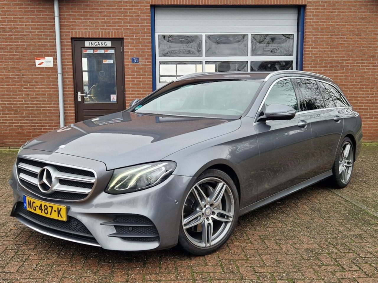 Mercedes-Benz E-klasse Estate - Estate Business Solution AMG NL-auto Burmester Navi Camera Afn. Trekhaak Stoelverw. - AutoWereld.nl