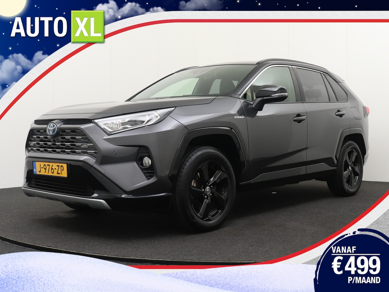 Toyota RAV4 - 2.5 Hybrid Bi-Tone Trekhaak Carplay  Adapt. Cruise - AutoWereld.nl