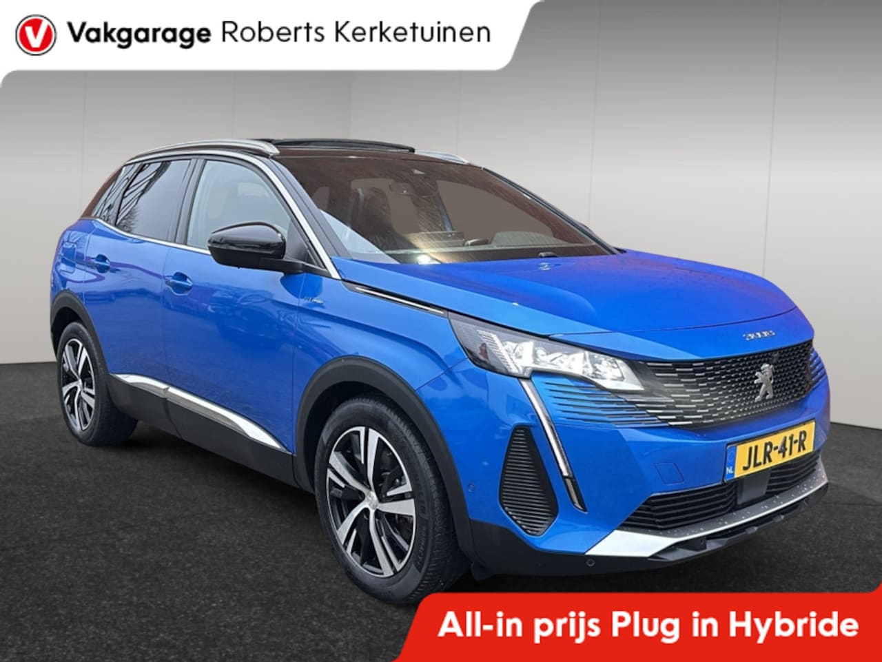 Peugeot 3008 - 1.6 HYbrid GT Pack Business 225PK SOH 95% Luxe Leder Panorama Sc - AutoWereld.nl
