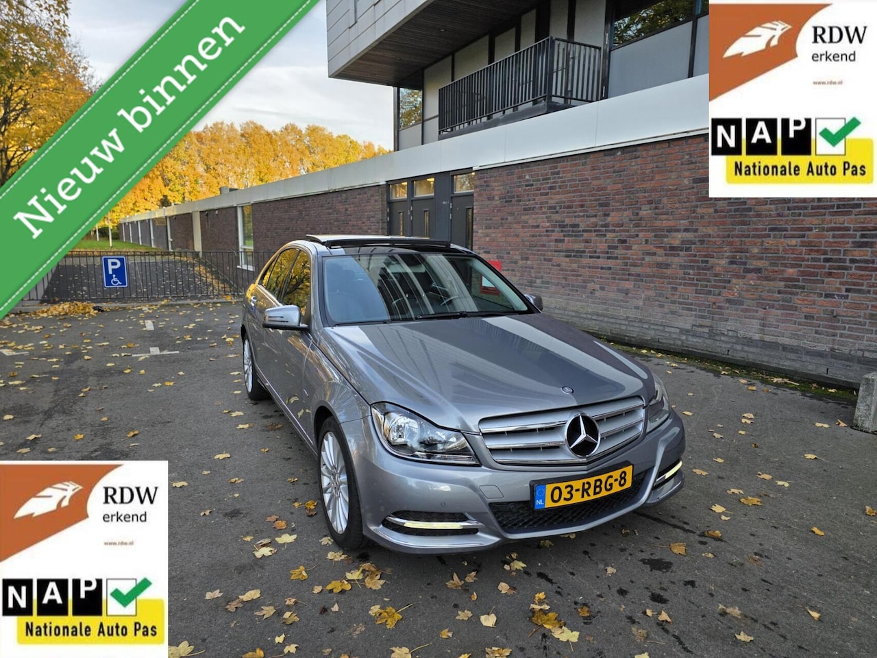 Mercedes-Benz C-klasse - 180 CGI FACELIFT PANO/PDC/STOELV/NAVI/APK2026 - AutoWereld.nl