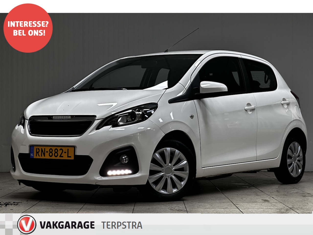 Peugeot 108 - 1.0 e-VTi Active/ 5-Drs/ Airco/ C.V. Afstand/ Elek. ramen/ Isofix/ Bluetooth/ Multi. Stuur - AutoWereld.nl