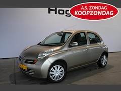 Nissan Micra - 1.2 Acenta Clima Airco Trekhaak APK tot 28-10-2026. All in Prijs Inruil Mogelijk