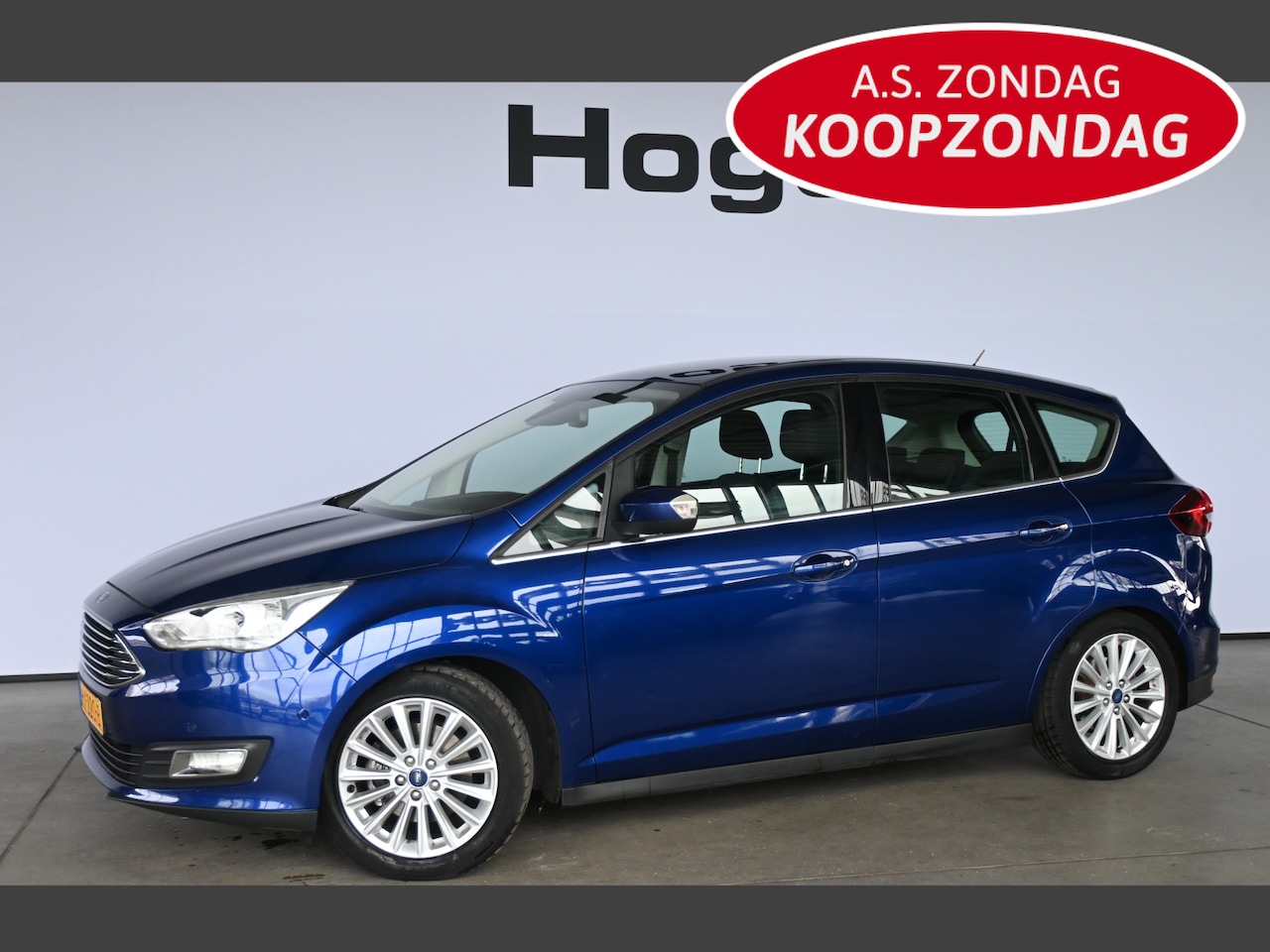 Ford C-Max - 1.5 Titanium Automaat Clima Navigatie LED Trekhaak Rijklaarprijs Inruil Mogelijk! - AutoWereld.nl