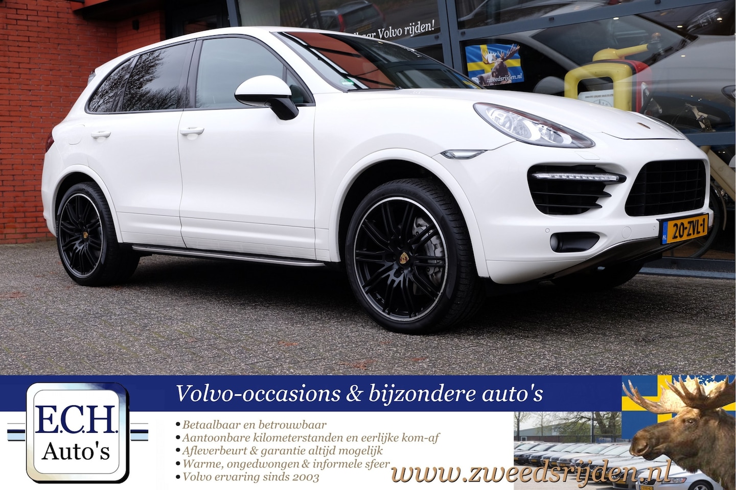 Porsche Cayenne - 4.8 S Aut. 400 pk Panodak, Burmester Audio, Leer - AutoWereld.nl