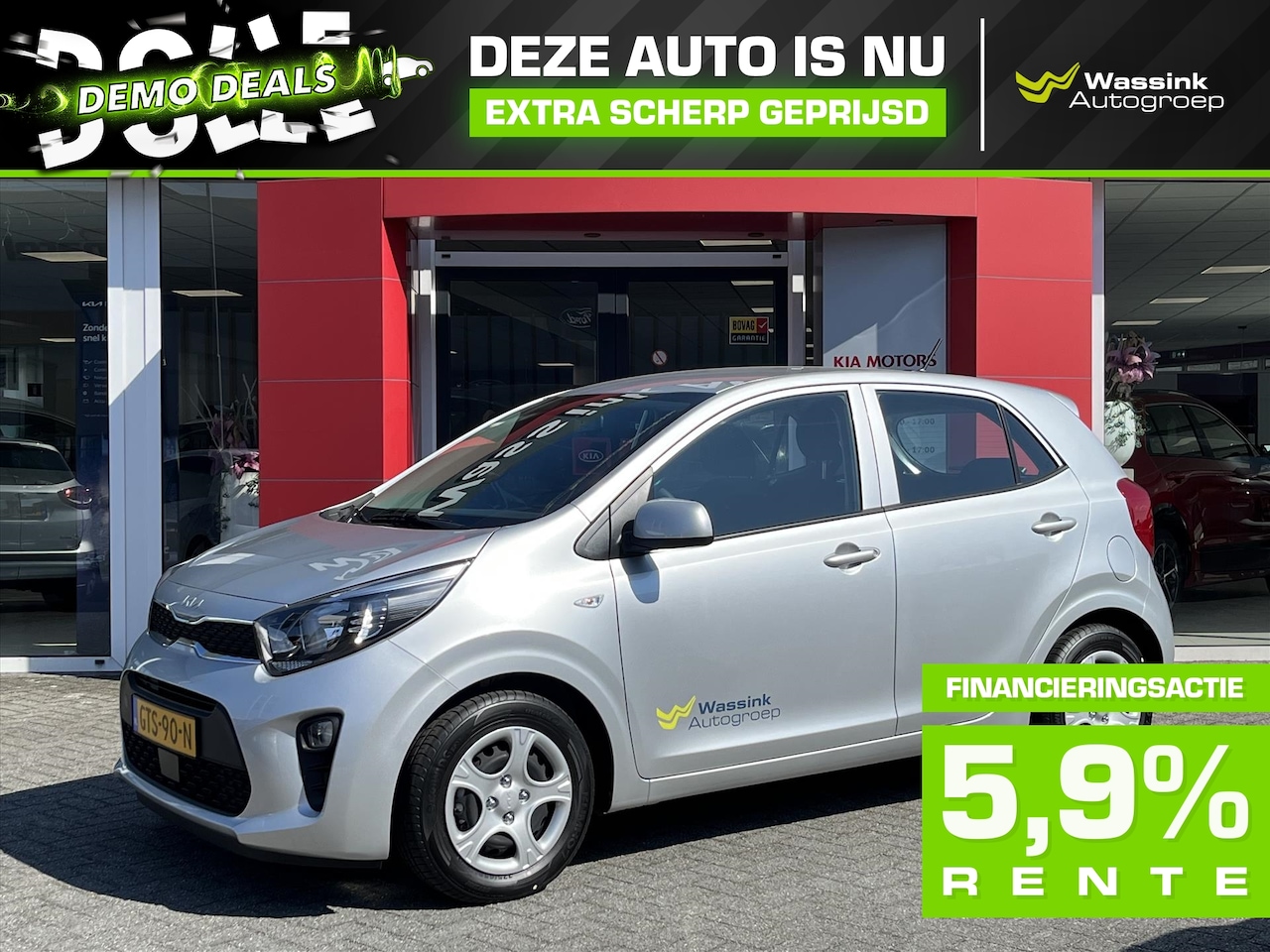 Kia Picanto - DEMO DEAL | ComfortLine | Cruise control | DAB | Airco | - AutoWereld.nl