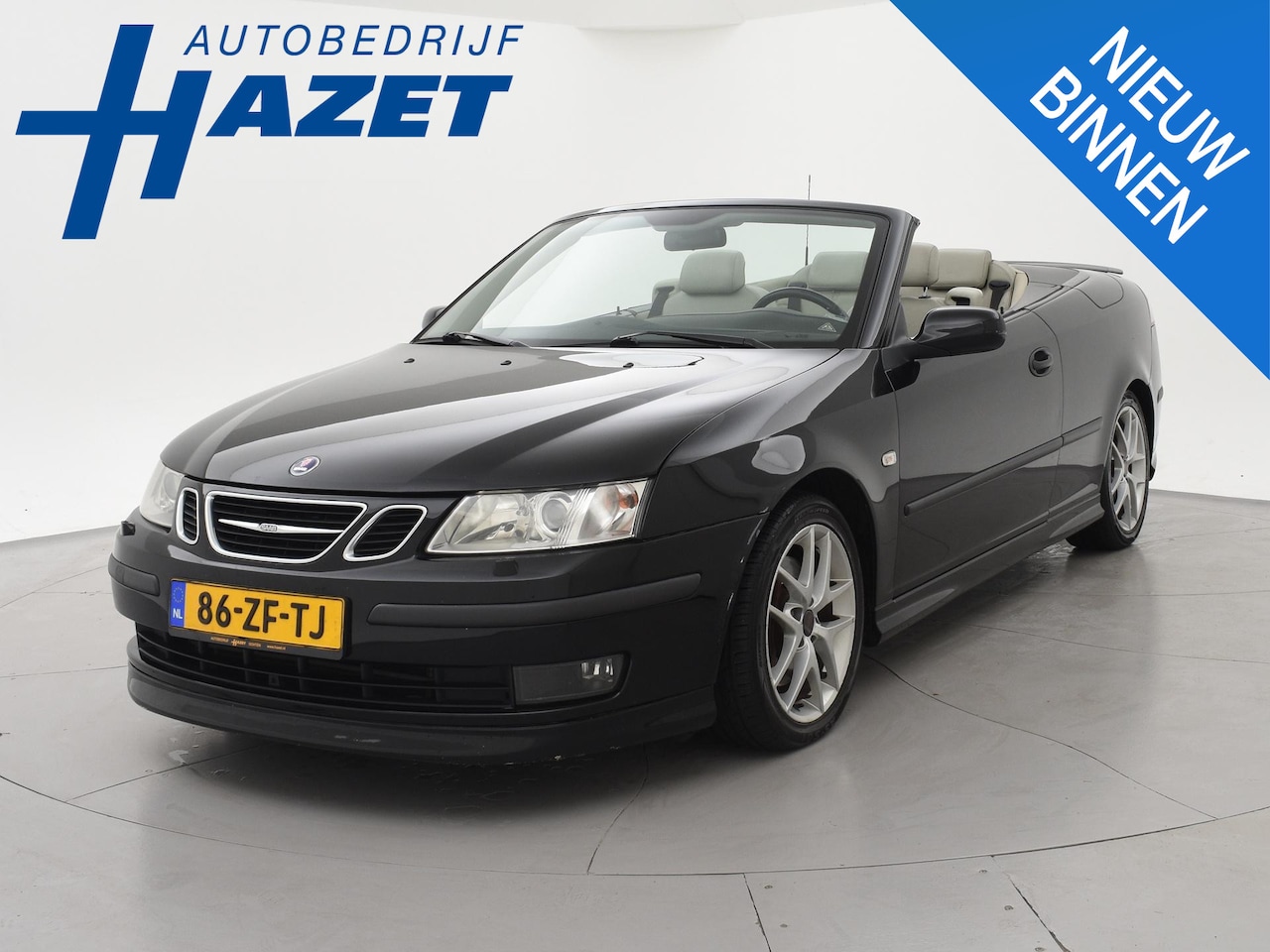 Saab 9-3 Cabrio - 2.0T 210 PK AERO AUT. + LEDER | TREKHAAK | STOELVERW. - AutoWereld.nl
