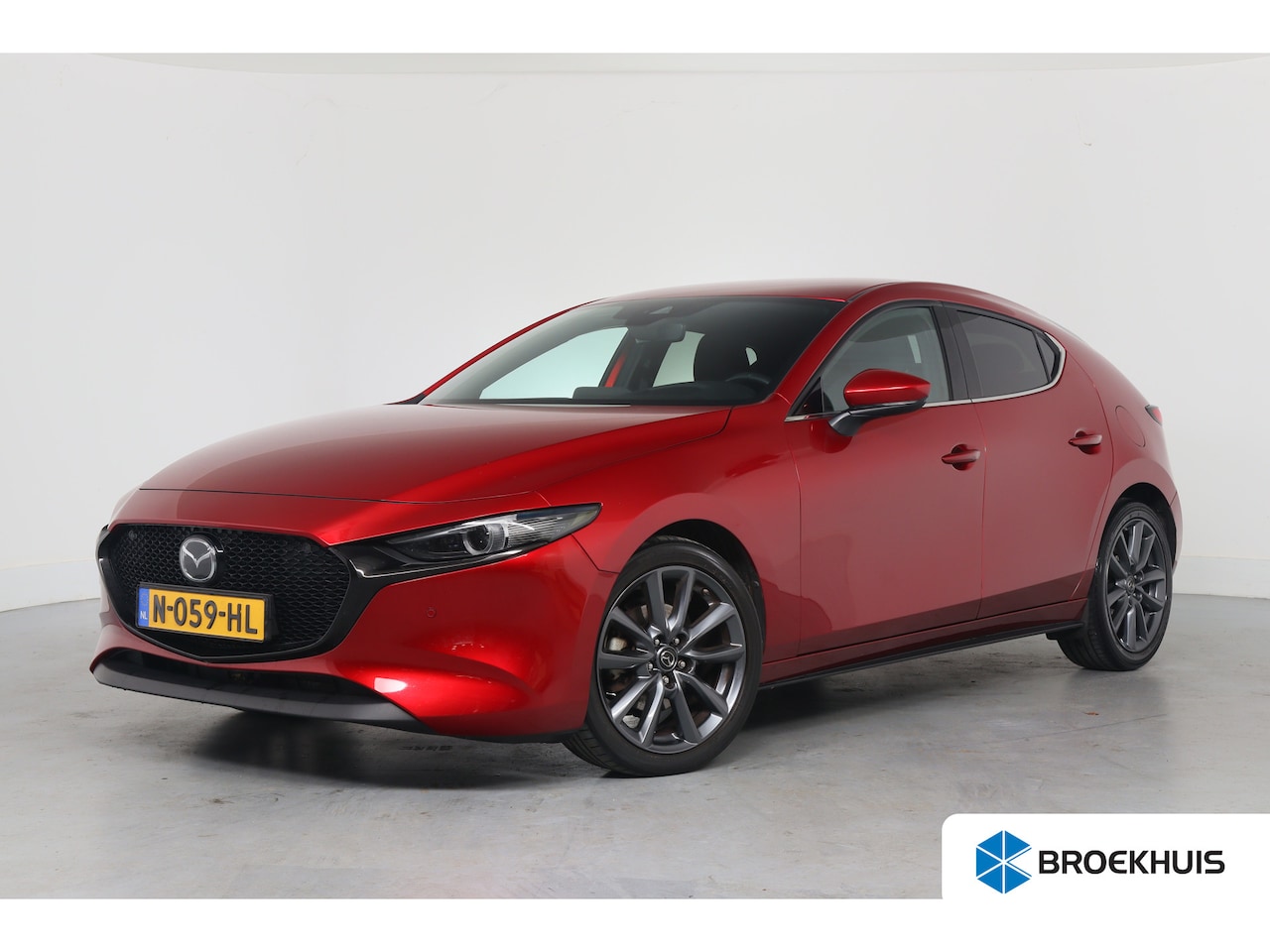 Mazda 3 Sport - 2.0 e-SkyActiv-G M Hybrid 150 Sportive | Dealer Onderhouden! | Navi | Camera | Clima | Sto - AutoWereld.nl