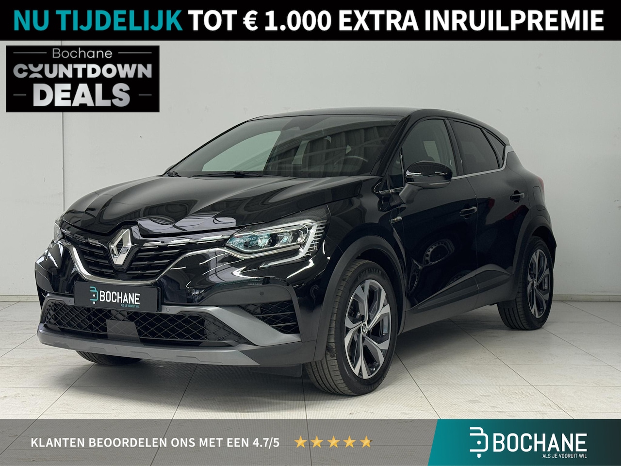 Renault Captur - 1.6 E-Tech Plug-in Hybrid 160 R.S. Line | Navigatie | Cruise control adaptief | Stoel + st - AutoWereld.nl