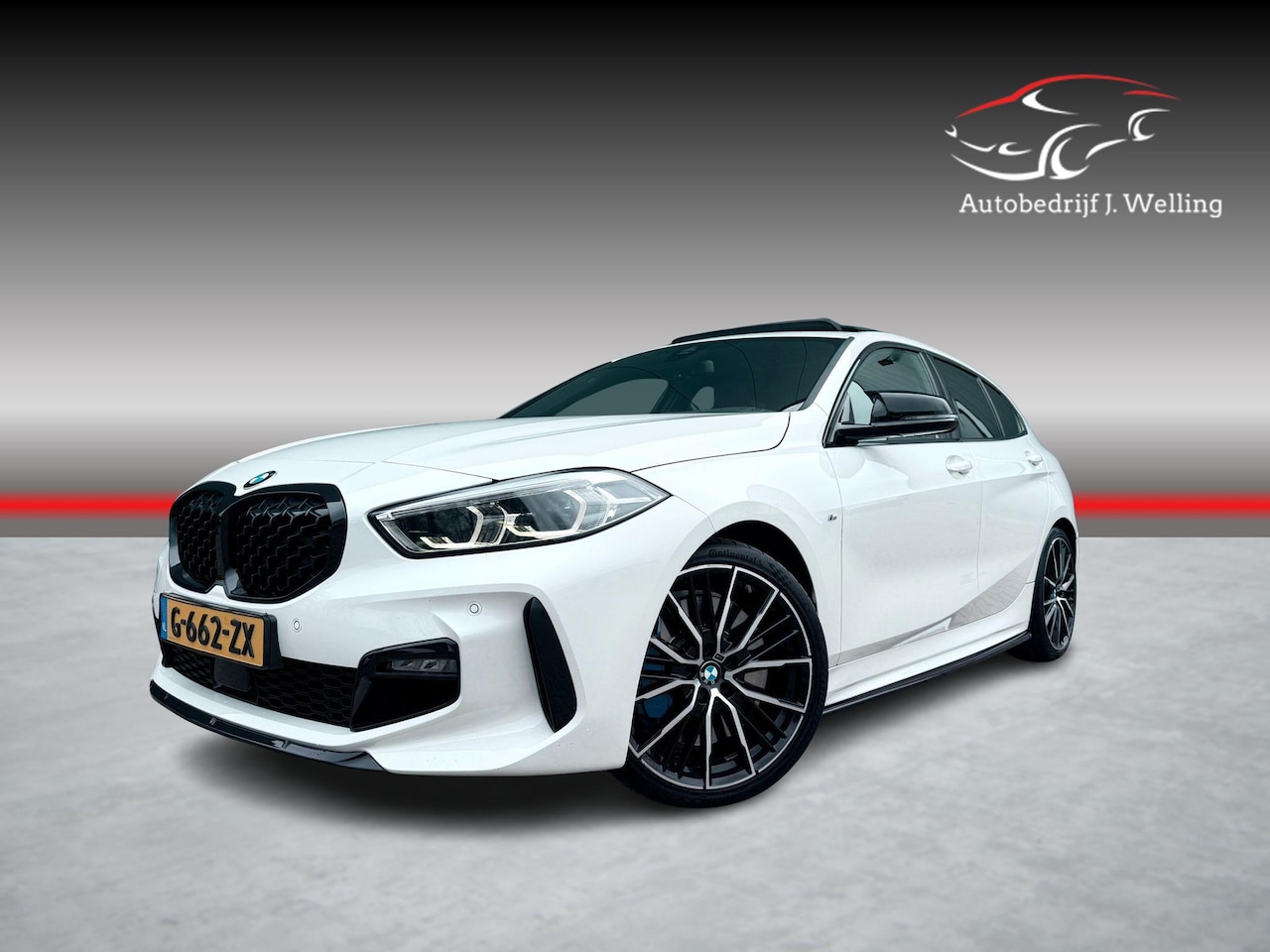 BMW 1-serie - 118i M-Sport / Leder / Pano / Sfeerverlichting - AutoWereld.nl